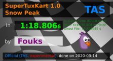 STK 1.0 TAS - Snow Peak in 1:18.8066 by Fouks STK TAS