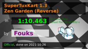 STK 1.3 - Zen Garden (Reverse) in 1:10.463 by Fouks STK