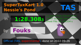 STK 1.0 TAS - Nessie's Pond in 1:28.3083 by Fouks STK TAS